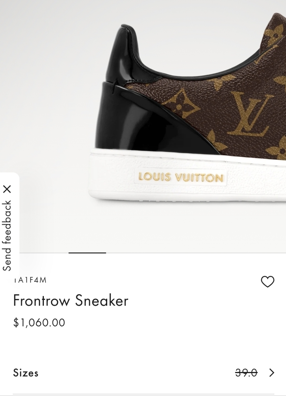 BNIB LOUIS VUITTON FRONT ROW SNEAKERS - Picture 8 of 8